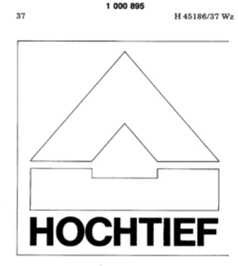 HOCHTIEF Logo (DPMA, 24.01.1979)