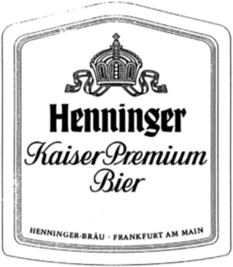 Henninger KaiserPremium Bier Logo (DPMA, 11/20/1993)