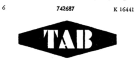 TAB Logo (DPMA, 25.07.1959)
