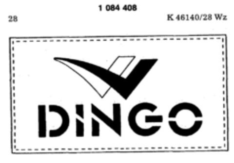 DINGO Logo (DPMA, 31.08.1983)