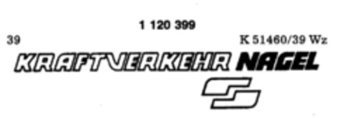 KRAFTVERKEHR NAGEL Logo (DPMA, 21.07.1987)