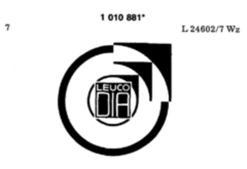 LEUCO DIA Logo (DPMA, 05.11.1980)