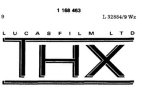 LUCASFILM LTD THX Logo (DPMA, 11/14/1989)