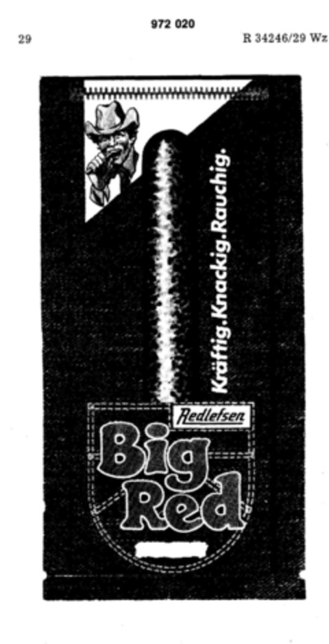 Redlefsen Big Red Logo (DPMA, 29.06.1977)