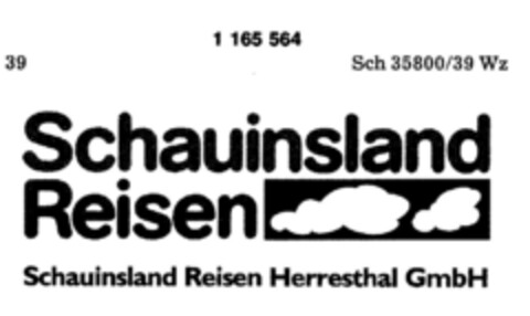 Schauinsland Reisen Logo (DPMA, 20.11.1989)