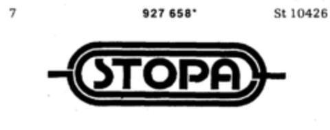 STOPA Logo (DPMA, 03.09.1974)