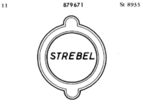 STREBEL Logo (DPMA, 27.02.1970)