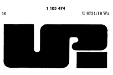 UP. Logo (DPMA, 07/21/1986)