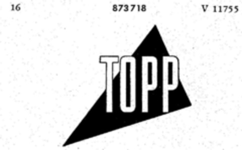 TOPP Logo (DPMA, 03.04.1968)