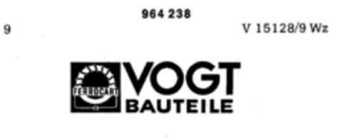 VOGT BAUTEILE Logo (DPMA, 05/22/1976)