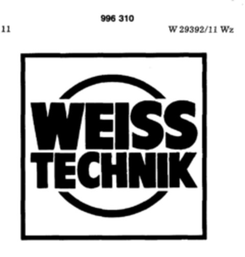 WEISS TECHNIK Logo (DPMA, 10.03.1979)