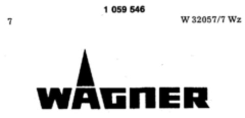 WAGNER Logo (DPMA, 30.12.1981)