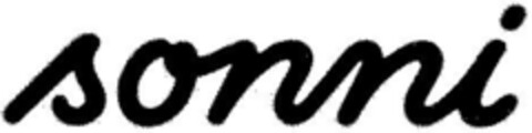 sonni Logo (DPMA, 28.05.1979)