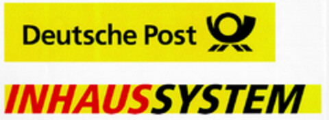 Deutsche Post INHAUSSYSTEM Logo (DPMA, 06/09/2000)