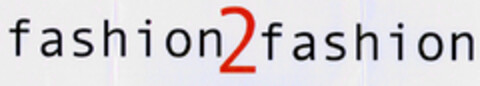 fashion2fashion Logo (DPMA, 05.03.2001)