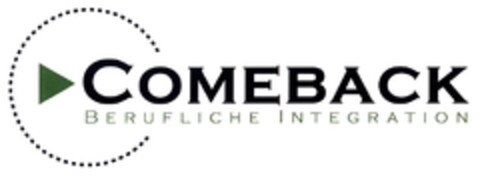 COMEBACK BERUFLICHE INTEGRATION Logo (DPMA, 17.01.2009)