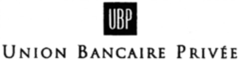 UBP UNION BANCAIRE PRIVEE Logo (DPMA, 06.09.1999)