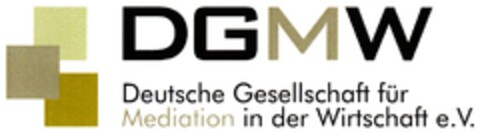 DGMW Deutsche Gesellschaft für Mediation in der Wirtschaft e.V. Logo (DPMA, 05/22/2009)