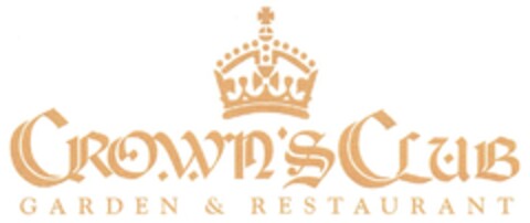 CROWN'S CLUB GARDEN & RESTAURANT Logo (DPMA, 07.08.2012)
