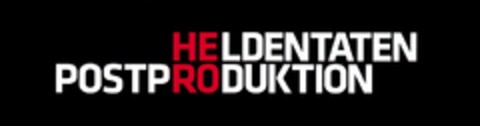 HELDENTATEN POSTPRODUKTION Logo (DPMA, 09/28/2012)