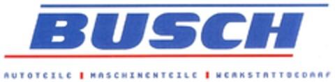 BUSCH AUTOTEILE MASCHINENTEILE WERKSTATTBEDARF Logo (DPMA, 01/17/2013)