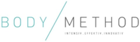 BODY/METHOD INTENSIV.EFFEKTIV.INNOVATIV Logo (DPMA, 16.07.2014)