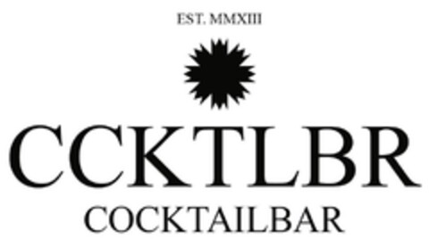 CCKTLBR COCKTAILBAR Logo (DPMA, 27.10.2014)