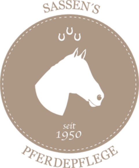 SASSEN´S PFERDEPFLEGE Logo (DPMA, 10.02.2015)