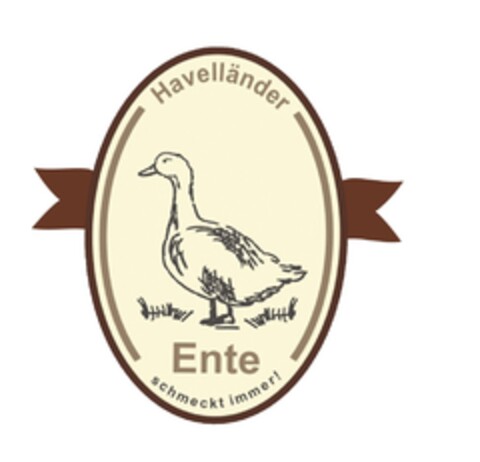 Havelländer Ente schmeckt immer! Logo (DPMA, 02/03/2016)