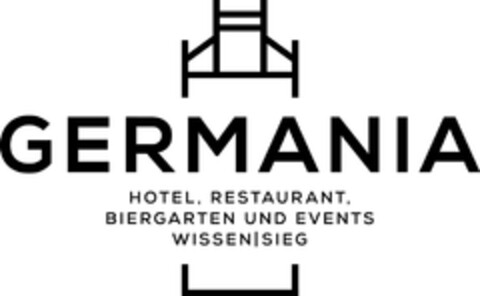 GERMANIA HOTEL, RESTAURANT, BIERGARTEN UND EVENTS WISSEN SIEG Logo (DPMA, 20.06.2016)