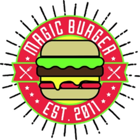 MAGIC BURGER EST. 2011 Logo (DPMA, 02.06.2017)