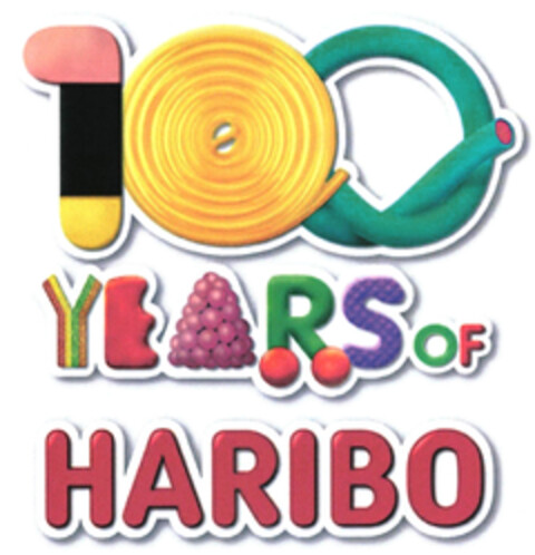 100 YEARS OF HARIBO Logo (DPMA, 07/07/2020)