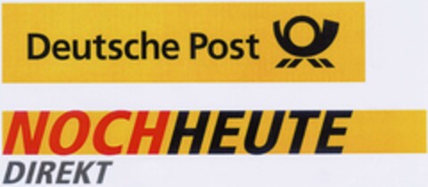 Deutsche Post NOCHHEUTE DIREKT Logo (DPMA, 27.06.2002)
