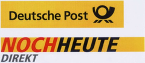 Deutsche Post NOCHHEUTE DIREKT Logo (DPMA, 06/27/2002)