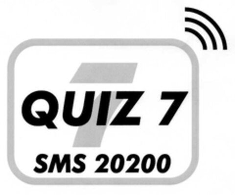 QUIZ 7 SMS 20200 Logo (DPMA, 17.09.2002)