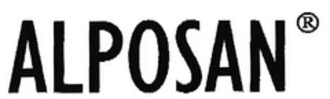 ALPOSAN Logo (DPMA, 04.10.2004)