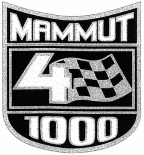 MAMMUT 4 1000 Logo (DPMA, 09.12.2005)