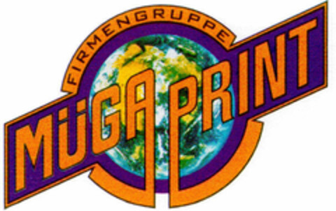 MÜGA PRINT Logo (DPMA, 21.12.1996)