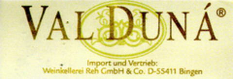 VAL DUNA Logo (DPMA, 28.05.1997)