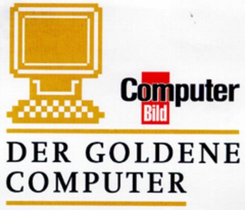 Computer Bild DER GOLDENE COMPUTER Logo (DPMA, 23.07.1997)