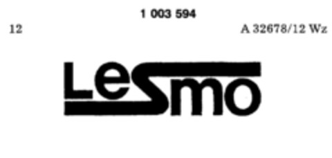 LESMO Logo (DPMA, 18.10.1979)
