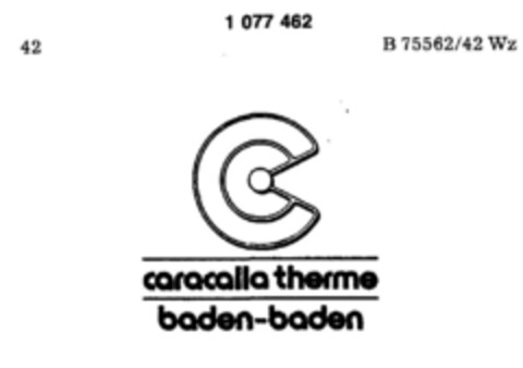 caracalla therme baden-baden Logo (DPMA, 18.10.1984)