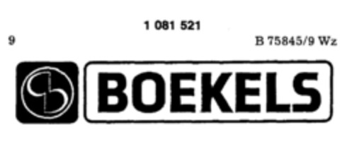 BOEKELS Logo (DPMA, 05.12.1984)