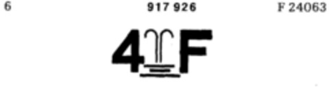 4 F Logo (DPMA, 12/23/1972)