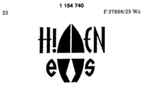 HIDDEN eggs Logo (DPMA, 07.07.1989)