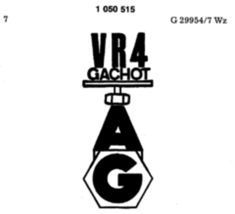 VR 4 GACHOT AG Logo (DPMA, 10.11.1982)