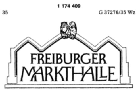 FREIBURGER MARKTHALLE Logo (DPMA, 21.09.1989)