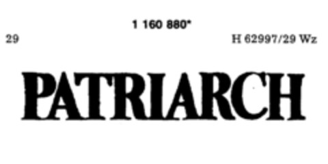 PATRIARCH Logo (DPMA, 08.02.1990)