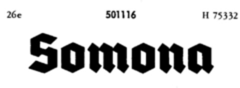 Somona Logo (DPMA, 02/17/1937)