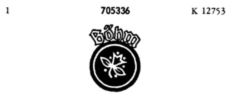 Böhm Logo (DPMA, 11.12.1956)